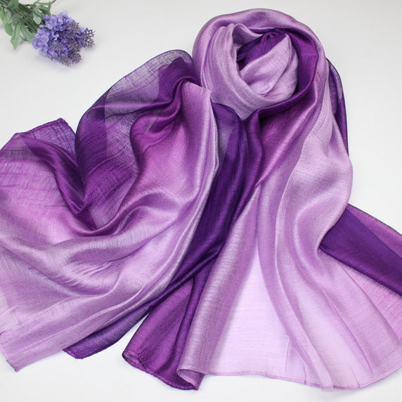 Purple Ombre Sheer Scarf GF4444