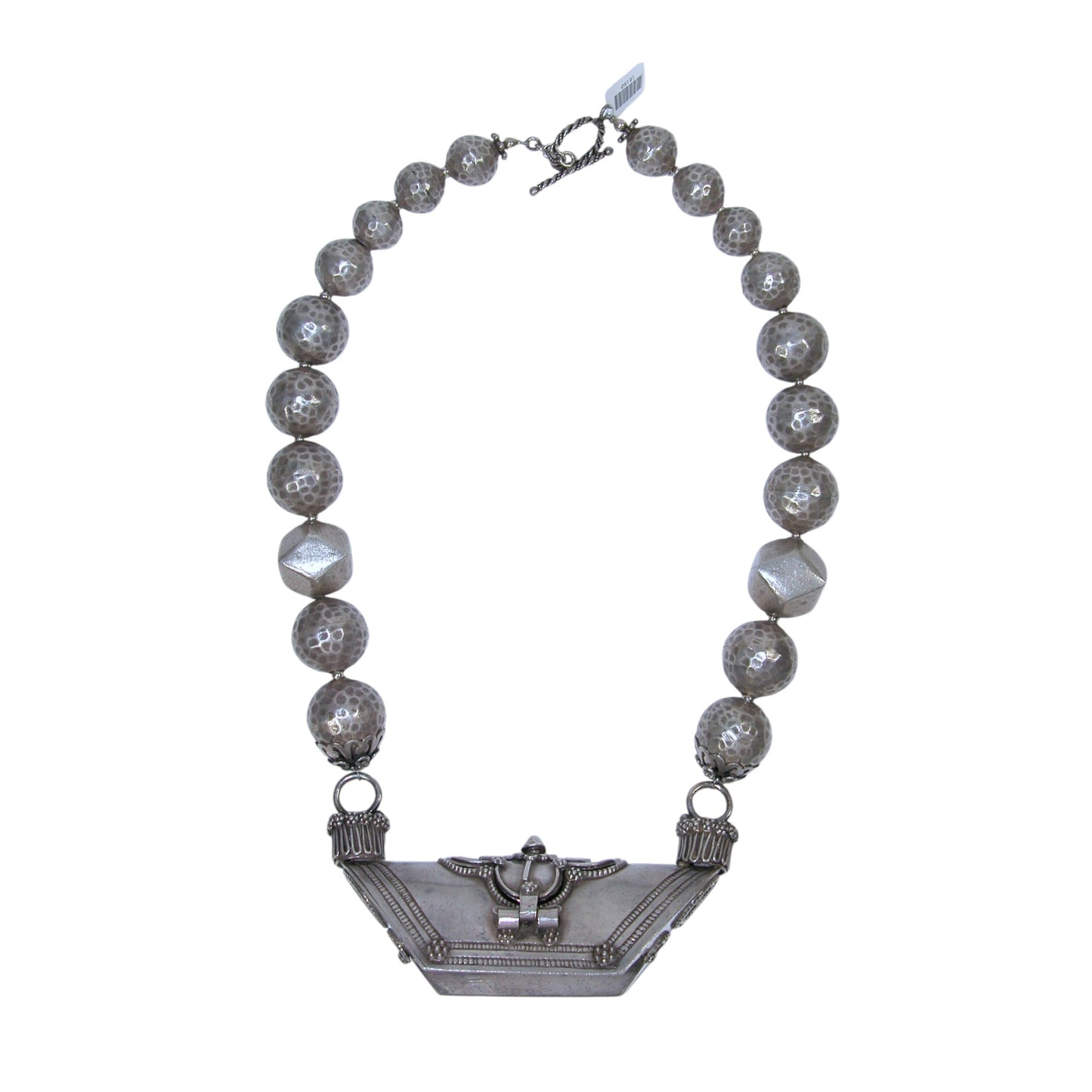 18160 Antique Sterling Silver Necklace