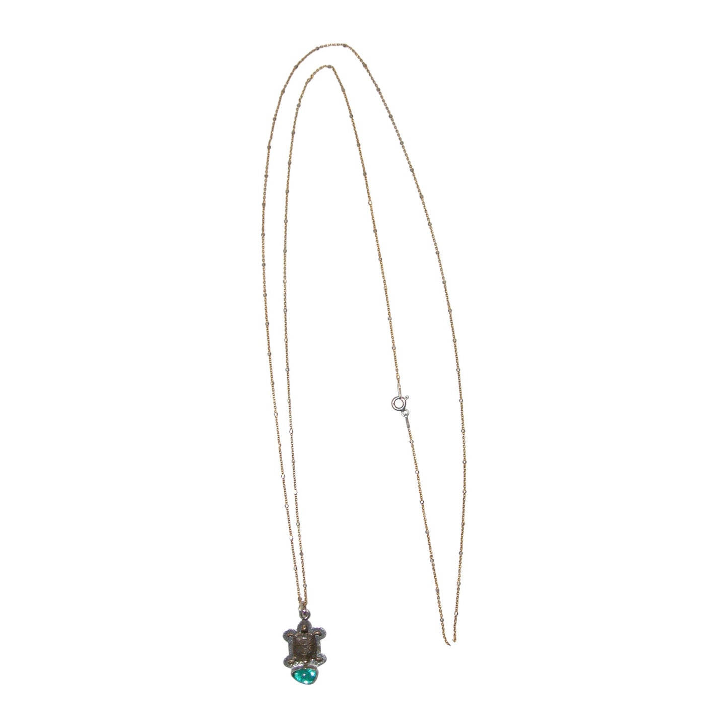 22769 Turtle Sterling Silver Necklace