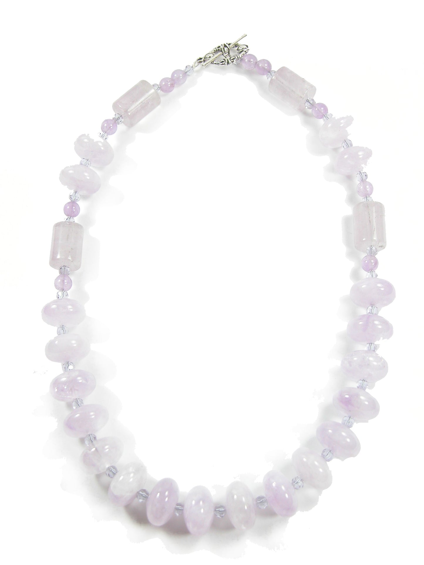 Cape Amethyst Bead Crystal Necklace