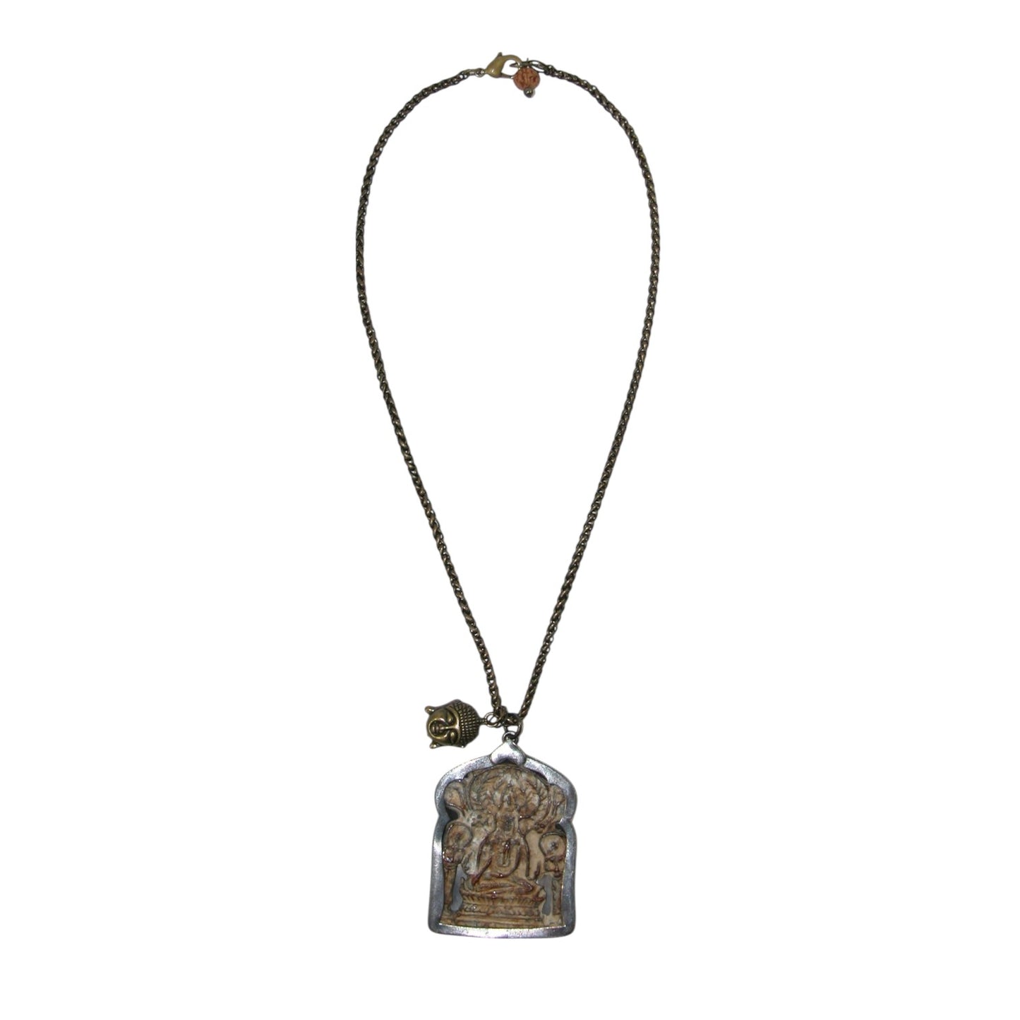 Buddha Sterling Silver Necklace