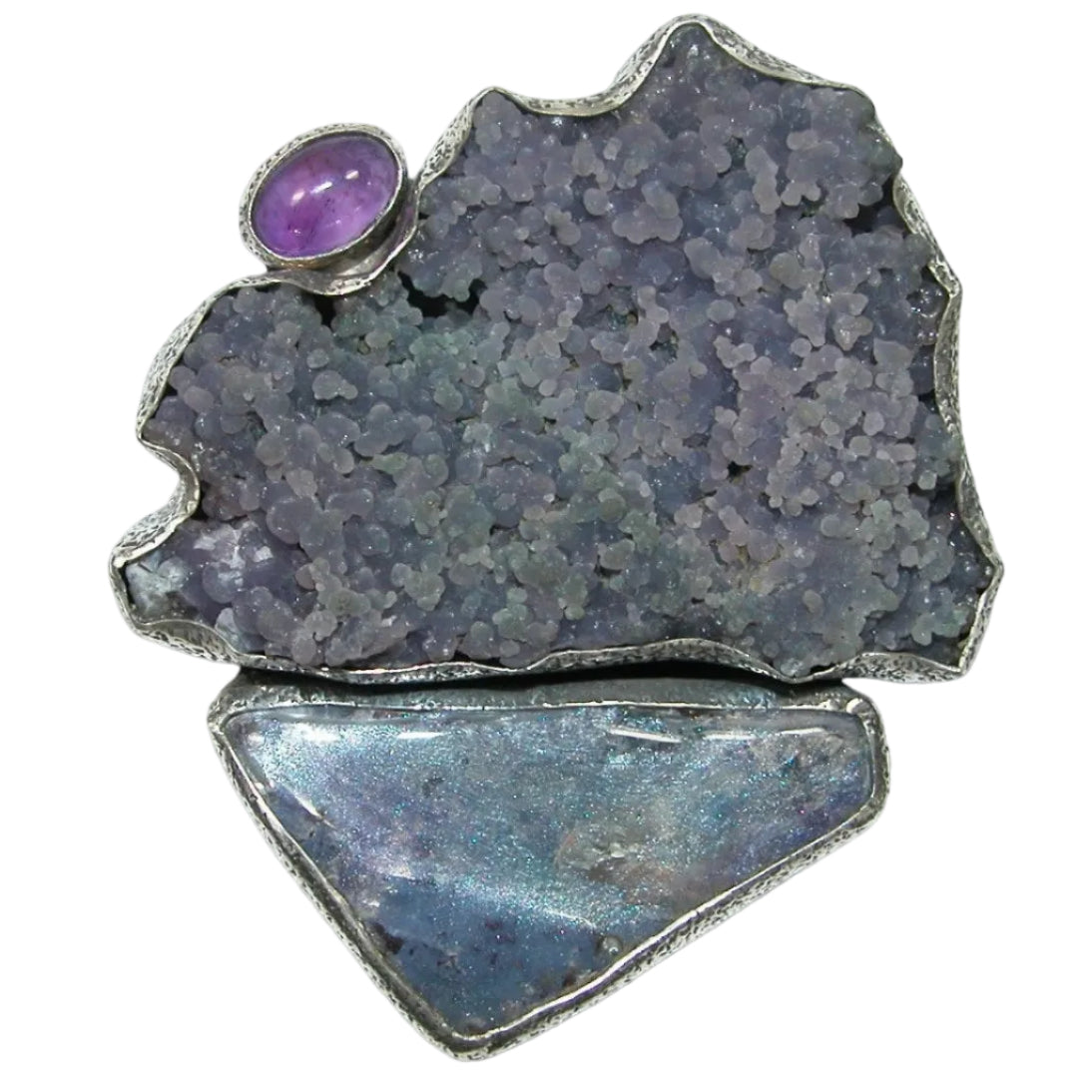 32454 Purple Grape Purple Opal Sterling Silver Pin and Pendant