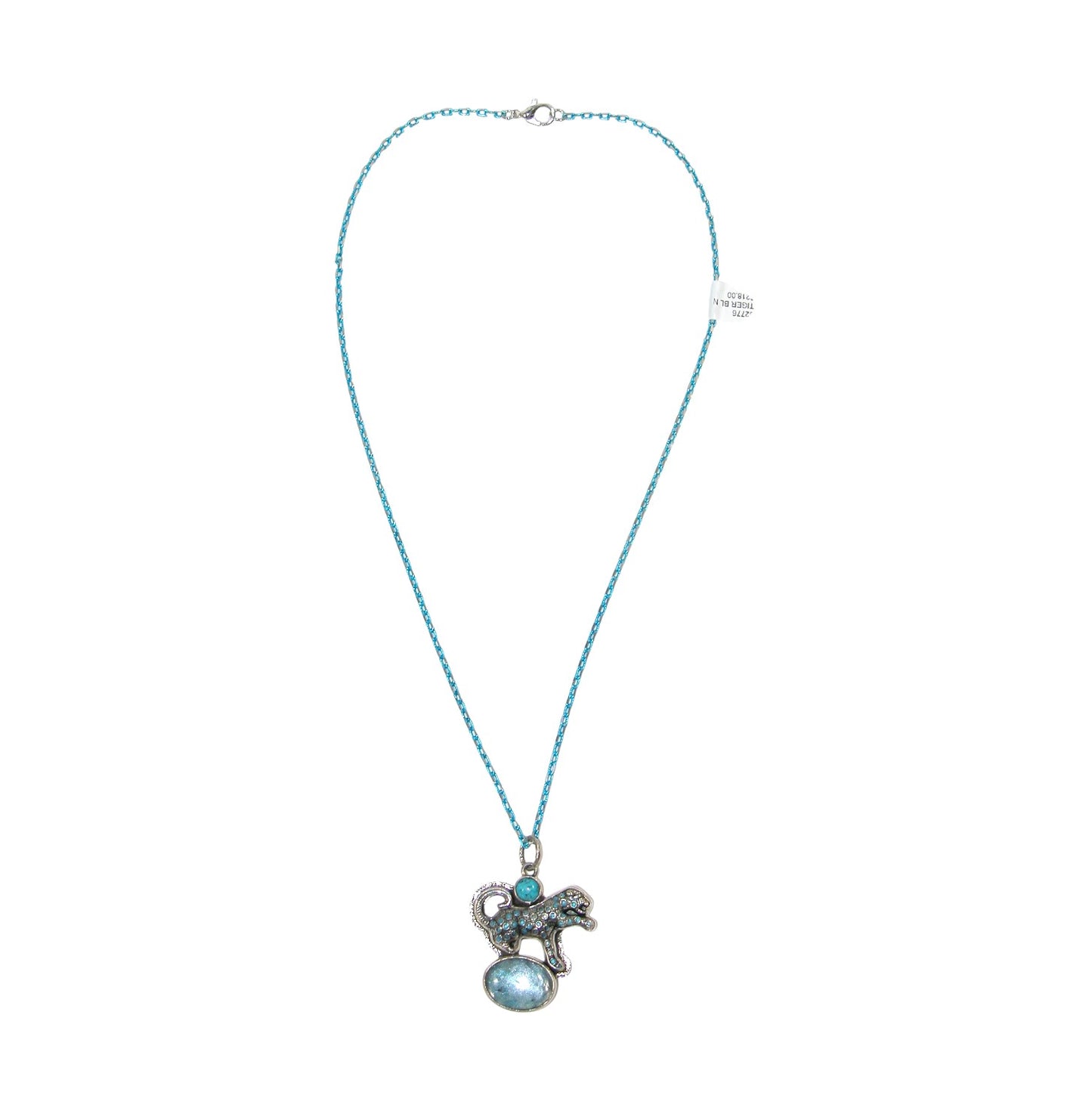 32776 Cheetah Turquoise Necklace