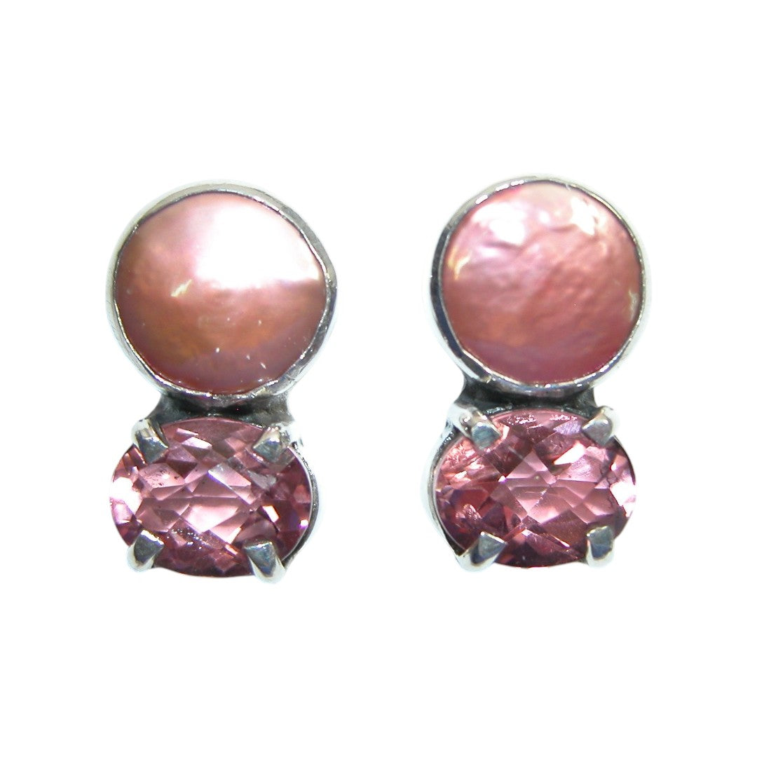33459 Freshwater Pearl Sterling Silver Earrings