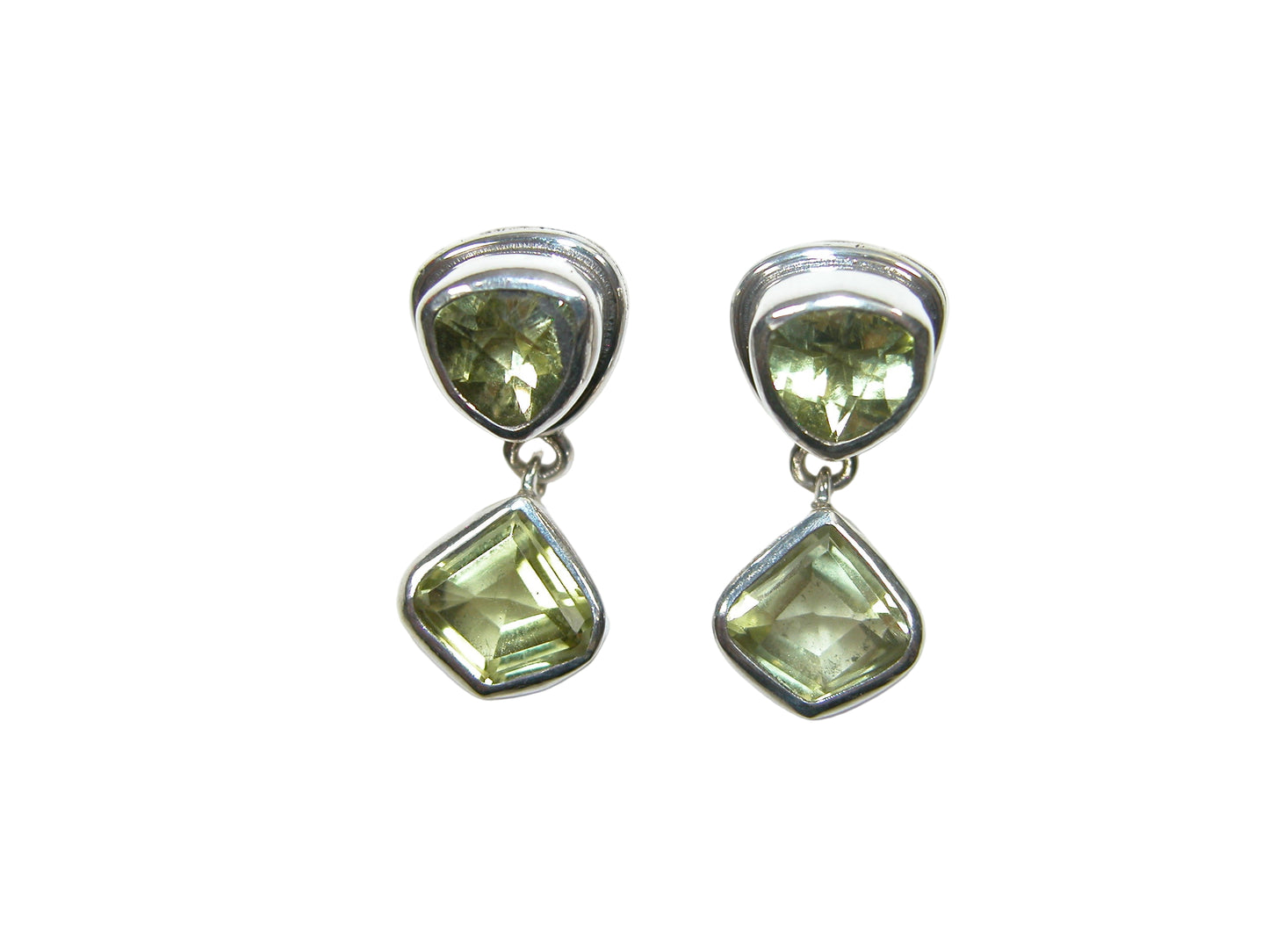 33104 Lemon Citrine Sterling Silver Earrings