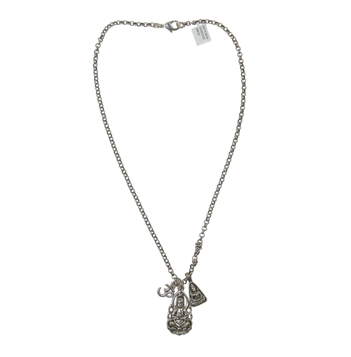 34074 Buddha Charm Necklace