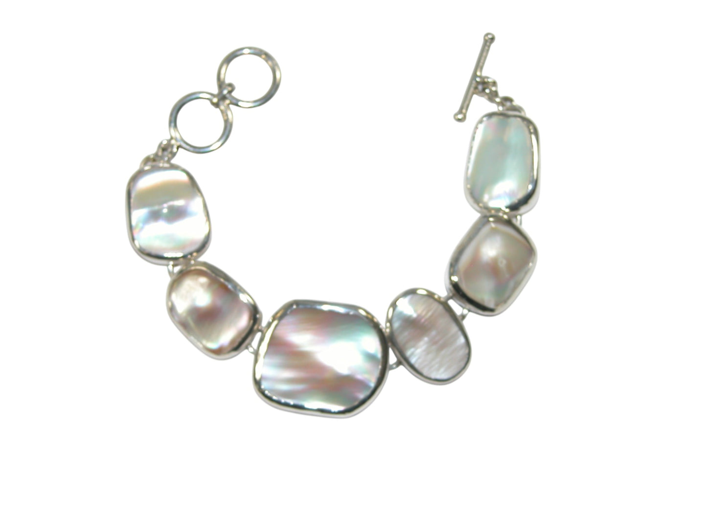 34175 Mother of Pearl Sterling Silver Bracelet