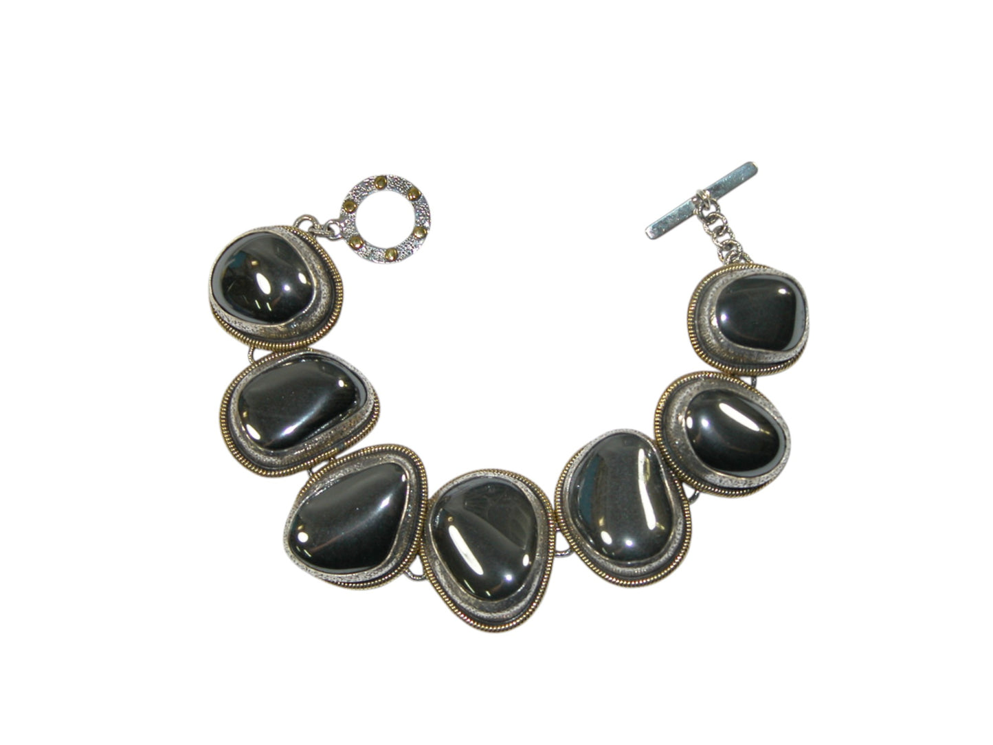 34196A Hematite Sterling Silver Bracelet