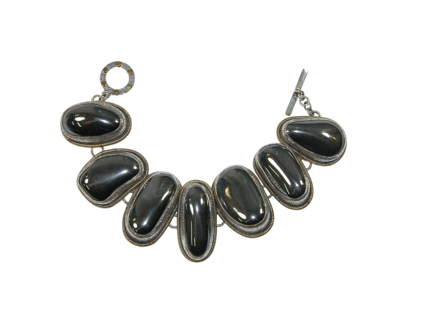 34196 Hematite Sterling Silver Bracelet