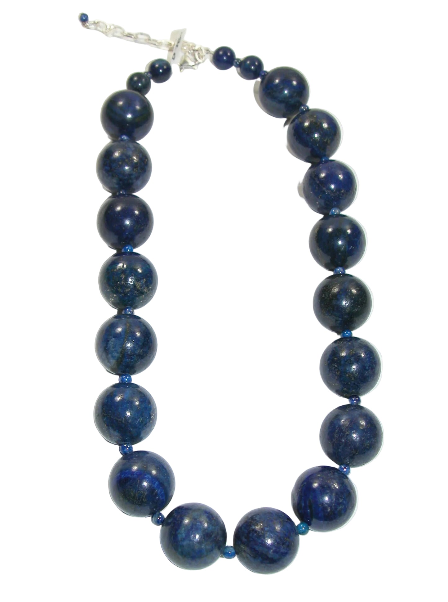34333 Lapis Sterling Silver Necklace