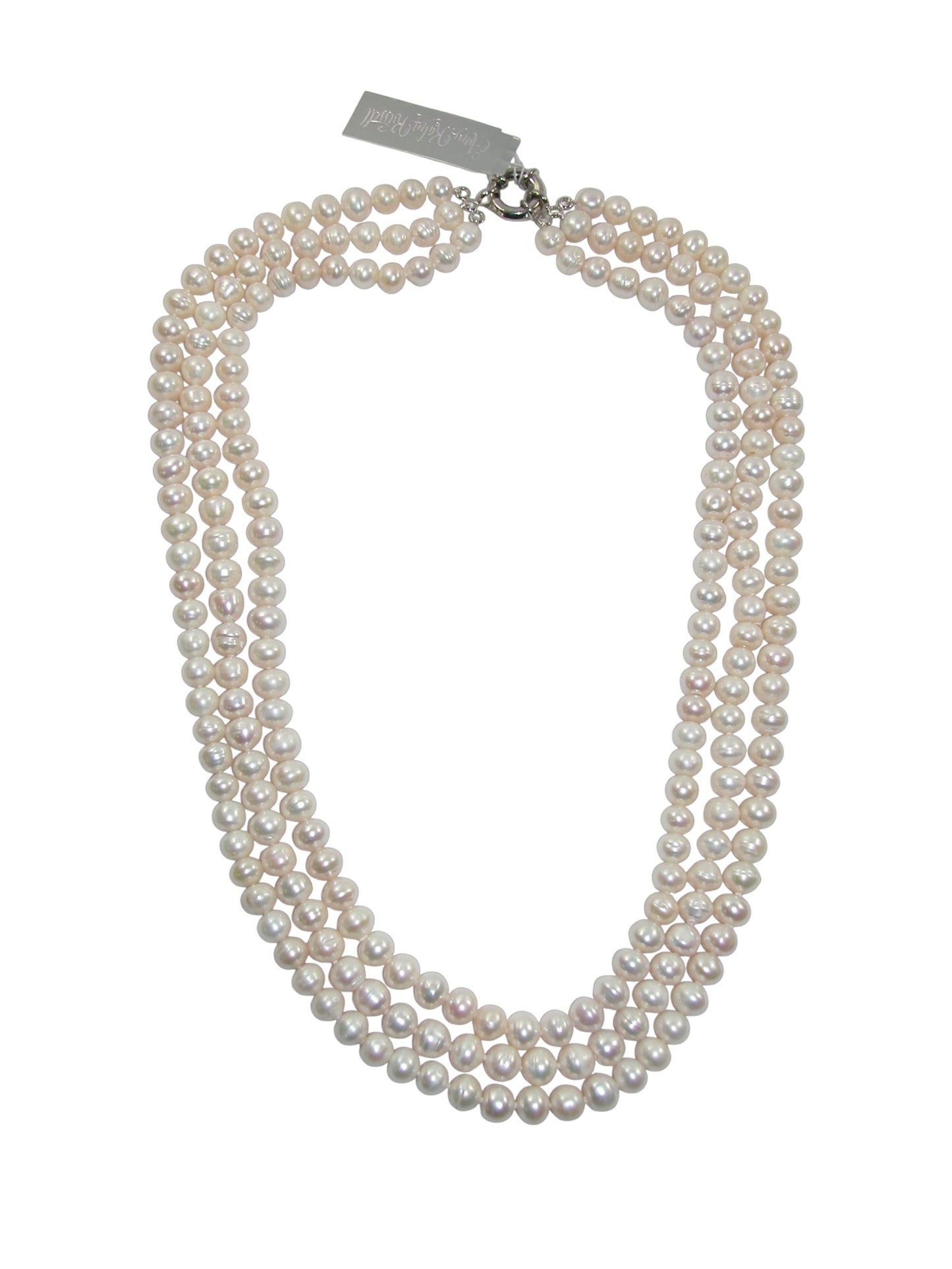 34416 Three-Strand Freshwater Pearl Necklace