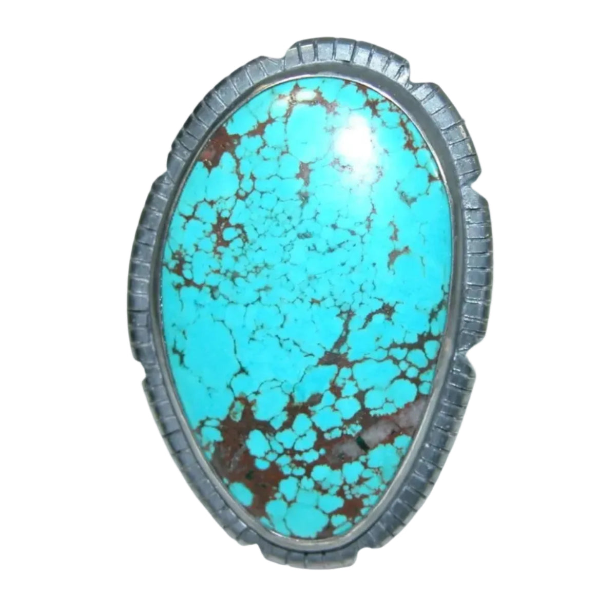 34532 Natural Turquoise Sterling Silver Ring
