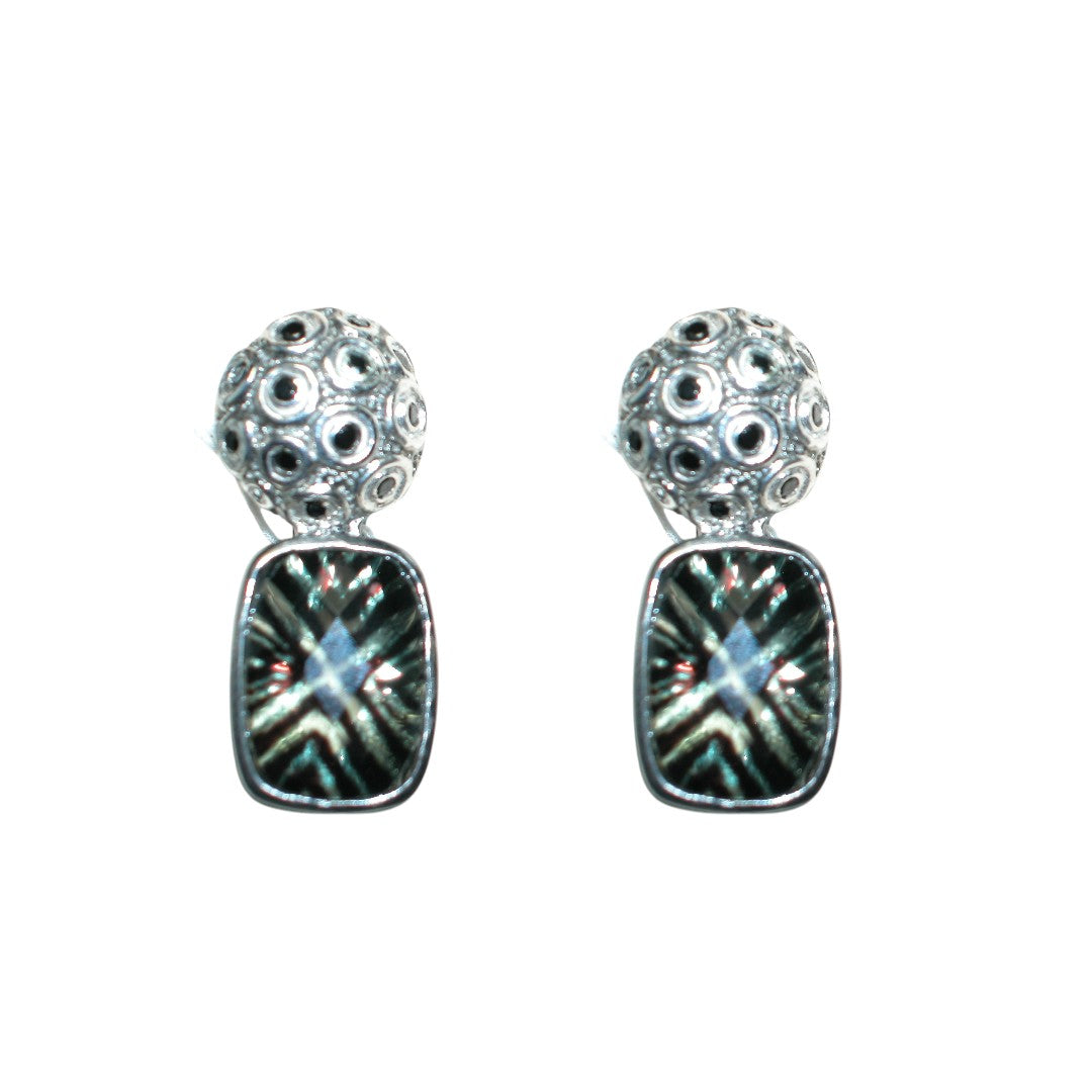 3463 Quartz Sterling Silver Earrings