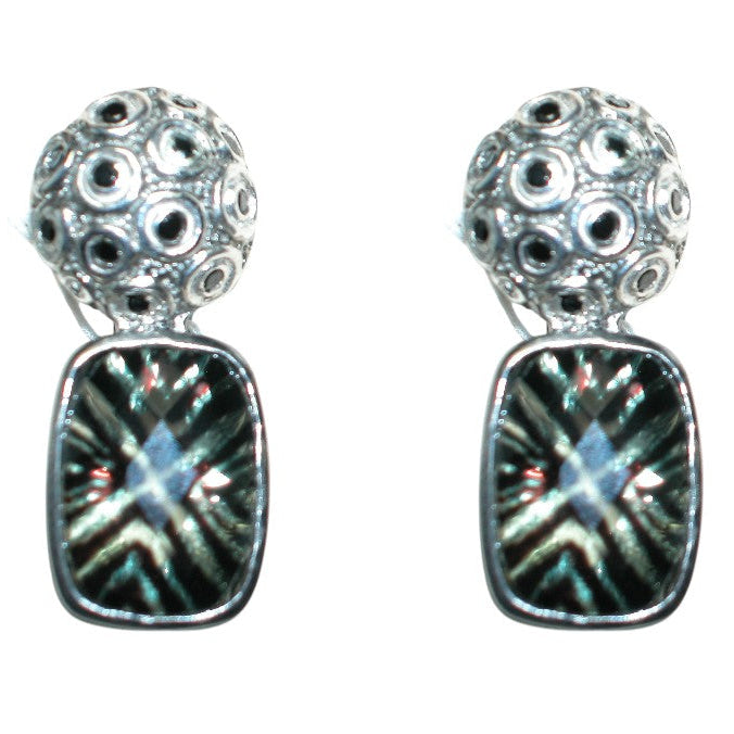 3463 Quartz Sterling Silver Earrings
