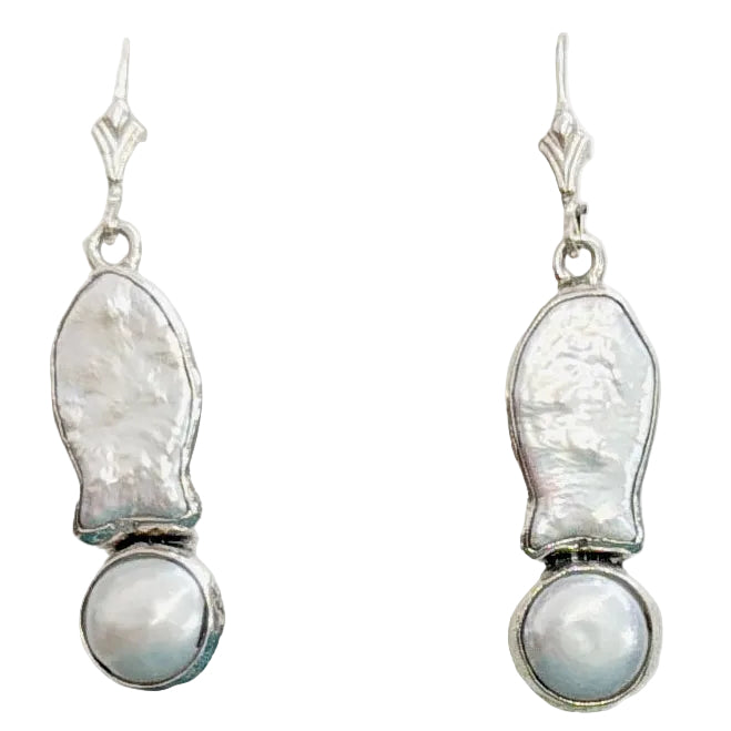 39559L Freshwater Pearl Earrings