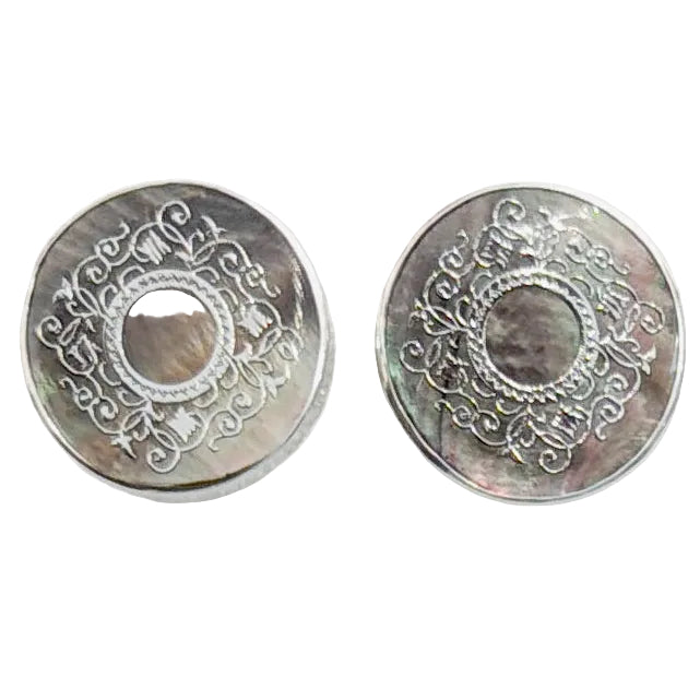 39623 Mother of Pearl Sterling Silver Earrings