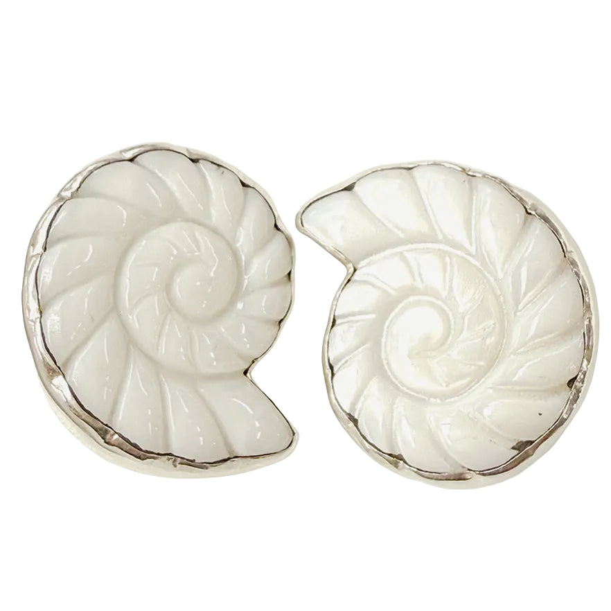 39817 Mother of Pearl Shell Earrings