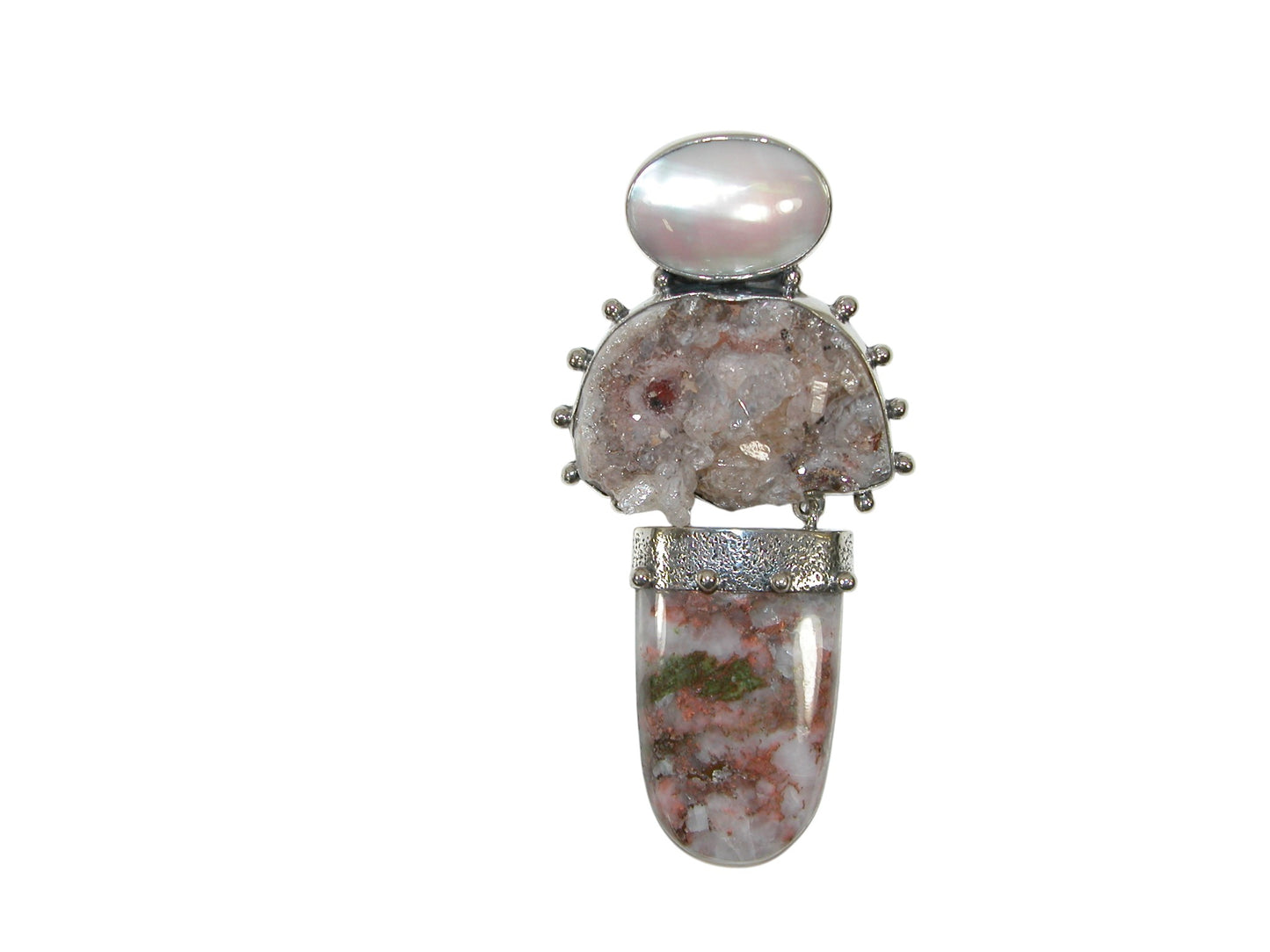 40006 Freshwater Pearl and Druzy