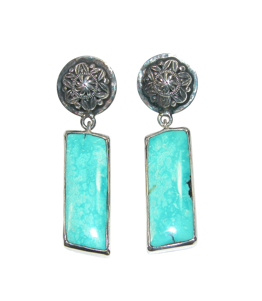 33921 Turquoise Sterling Silver Earrings