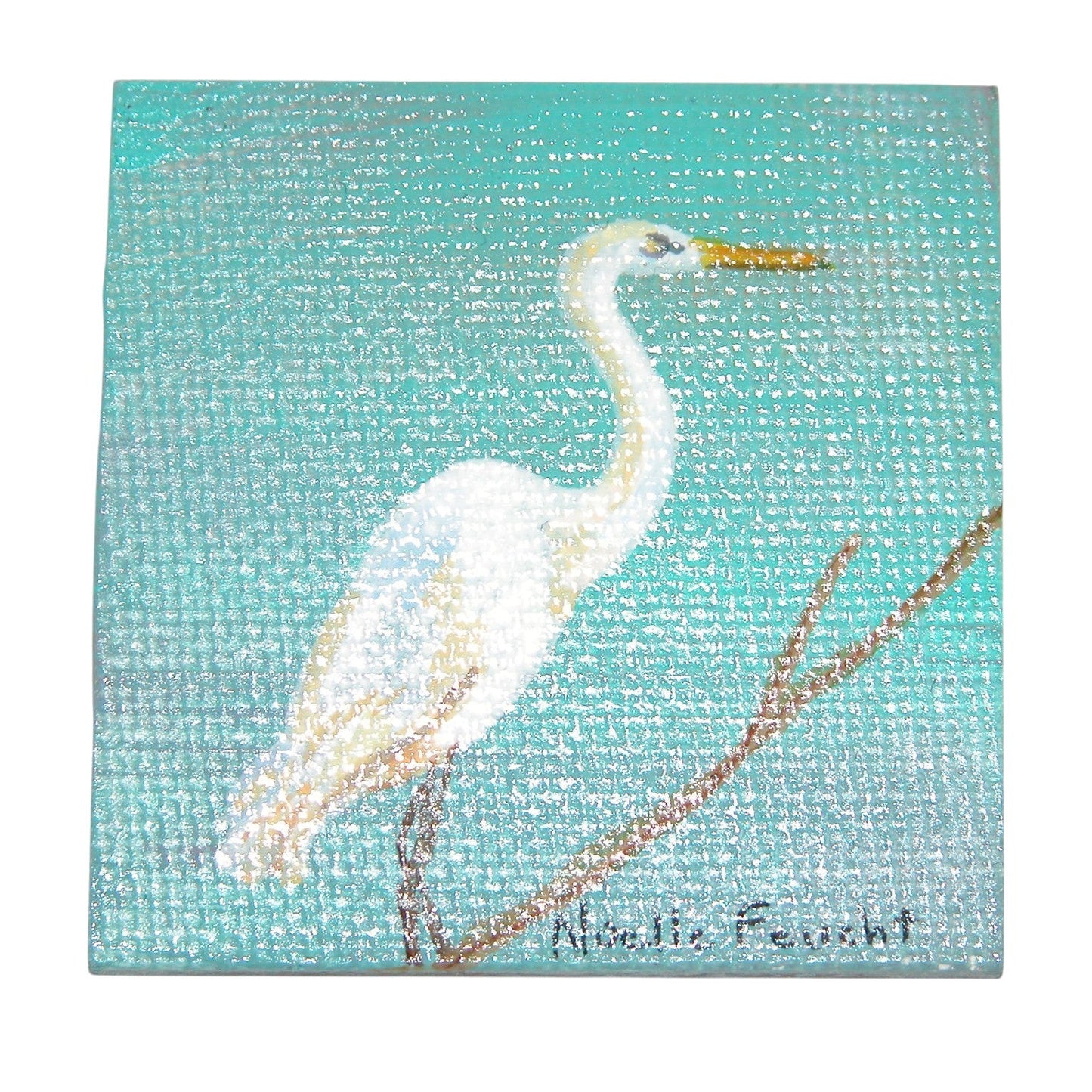 Original Acrylic Painting Magnet 2" X 2" ART125 by Noelle