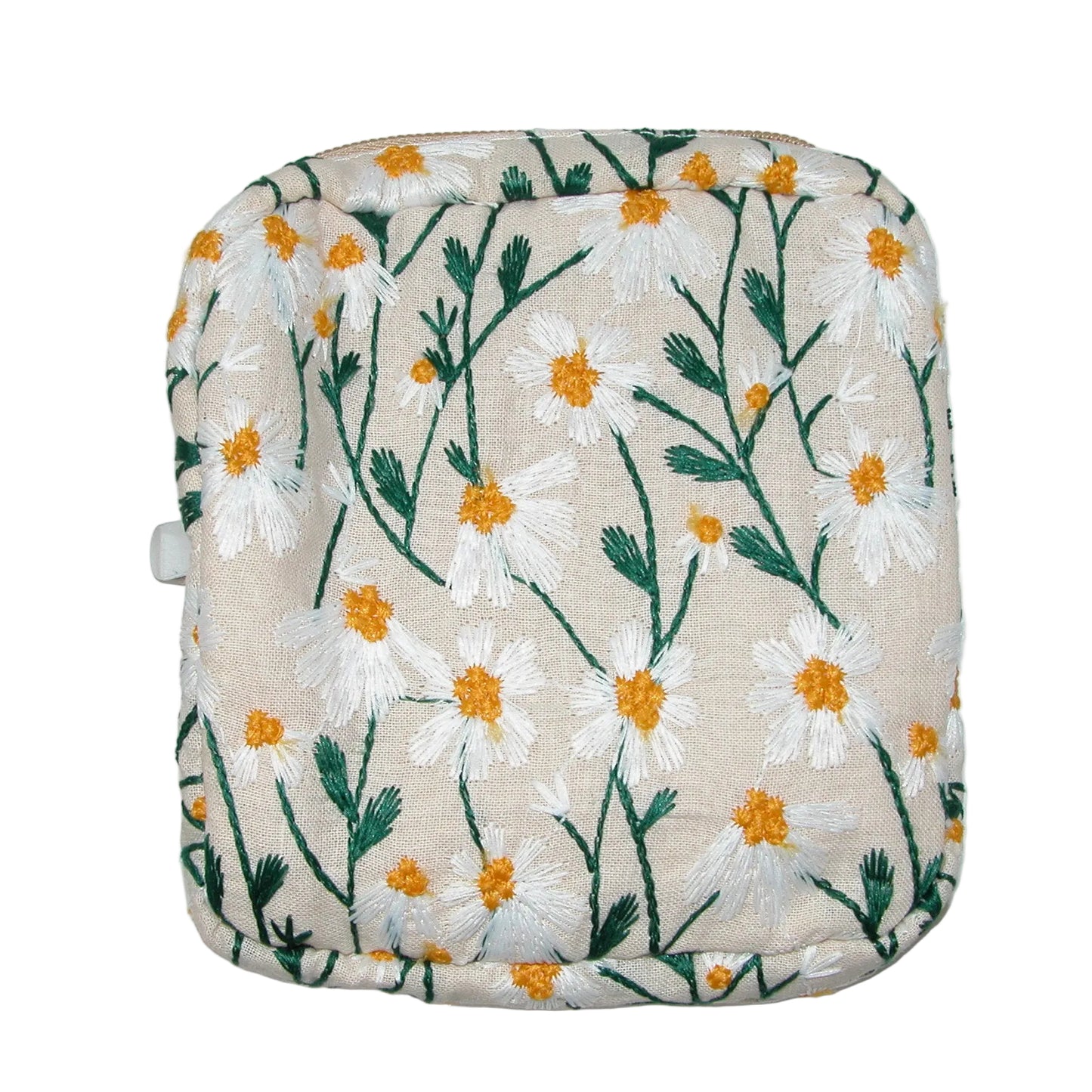 Embroidered Daisy Makeup Bag GF4830