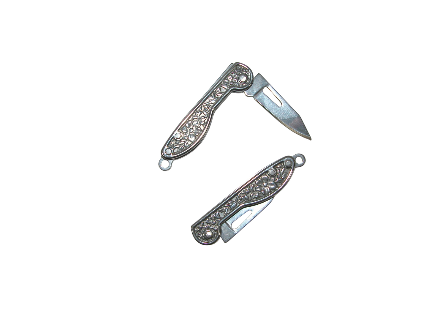 Small Scroll Engraved Miniature Folding Knife GF4846