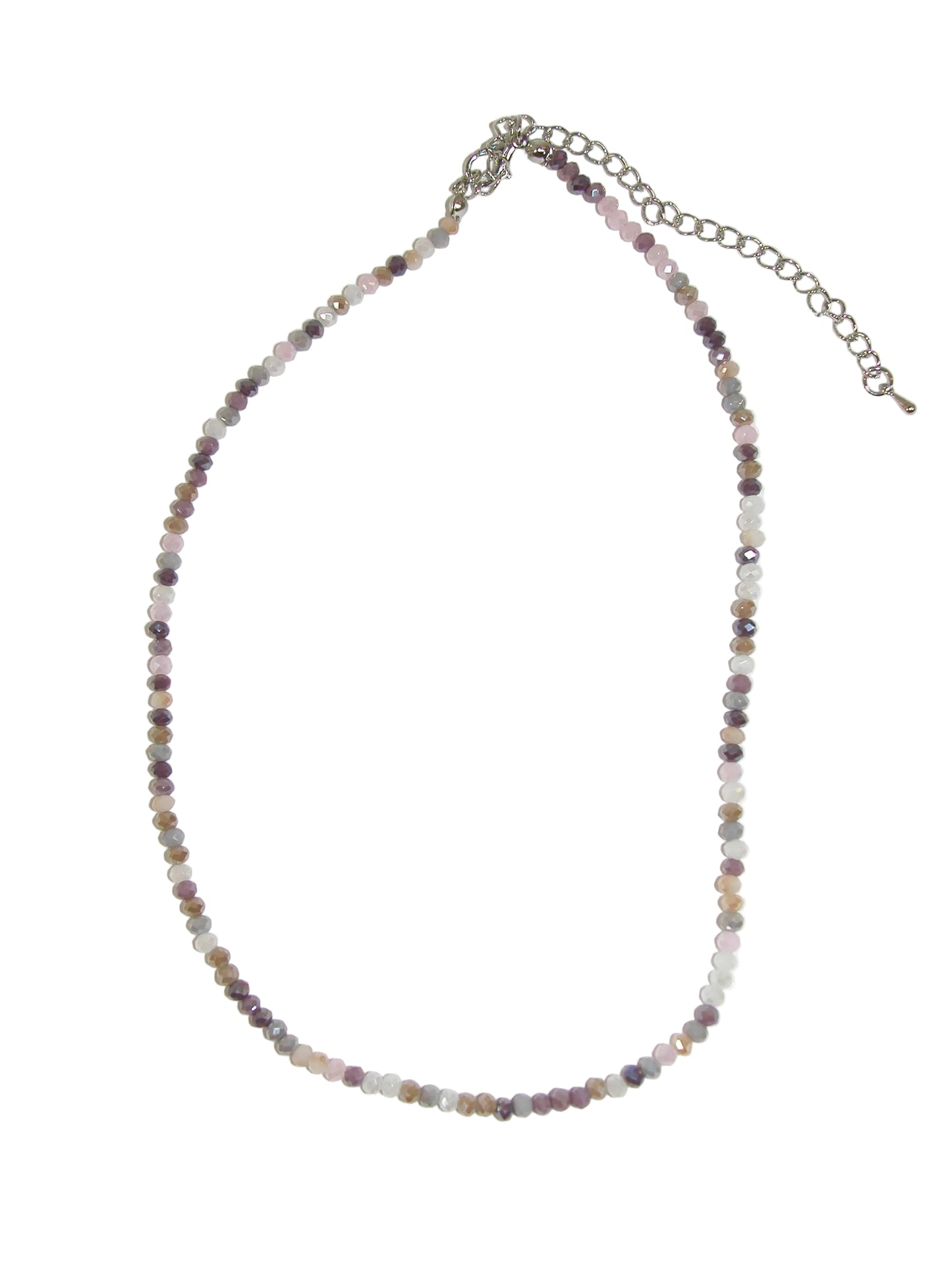 Shades of Purple Crystal Necklace GF4861