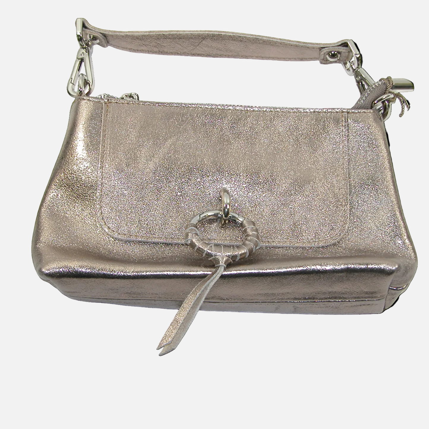 Metallic Bronze O Ring Handbag GF3405