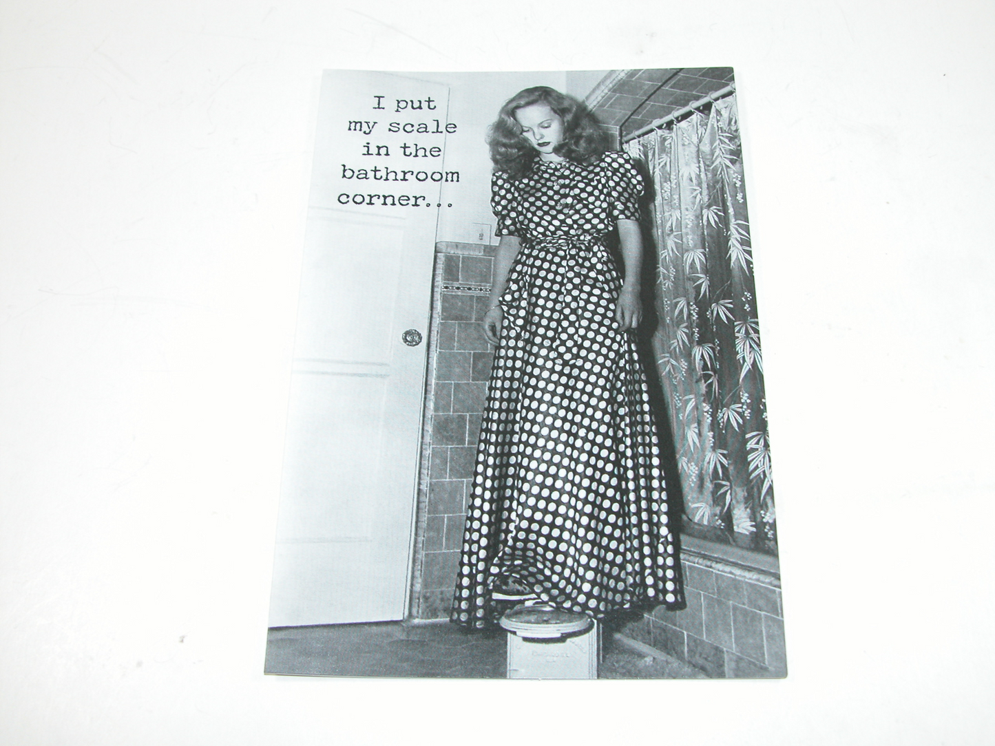 Greeting Card Scale in Corner GF3426