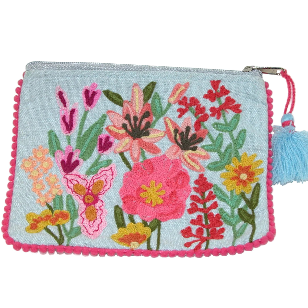 Embroidered Make Up Bag Coin Purse GF5225 Floral