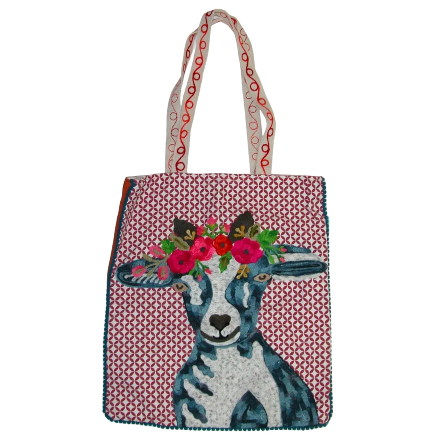 Embroidered Tote 100% Cotton GF5216 Goat