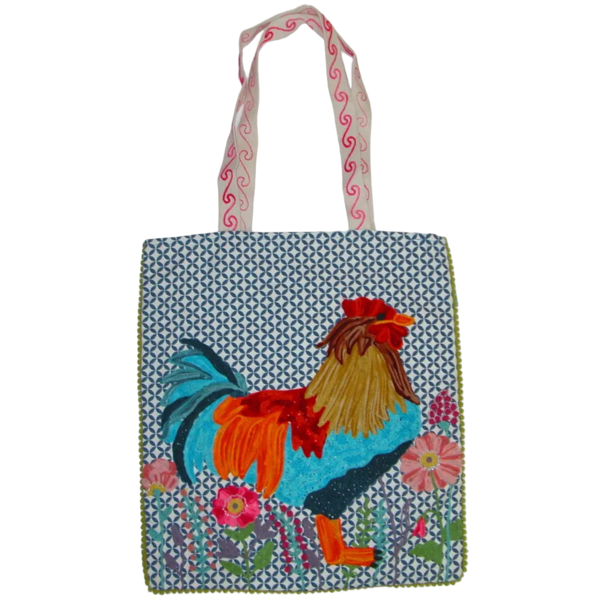 Embroidered Tote 100% Cotton GF5215 Rooster