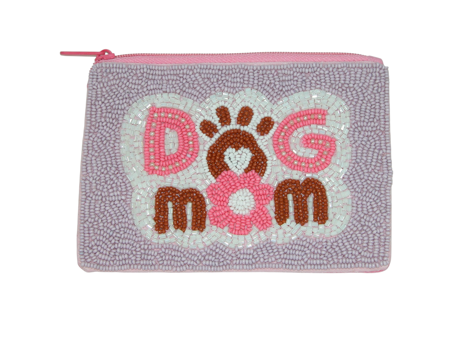 Beaded Coin Purse GF4895 Dog Mom