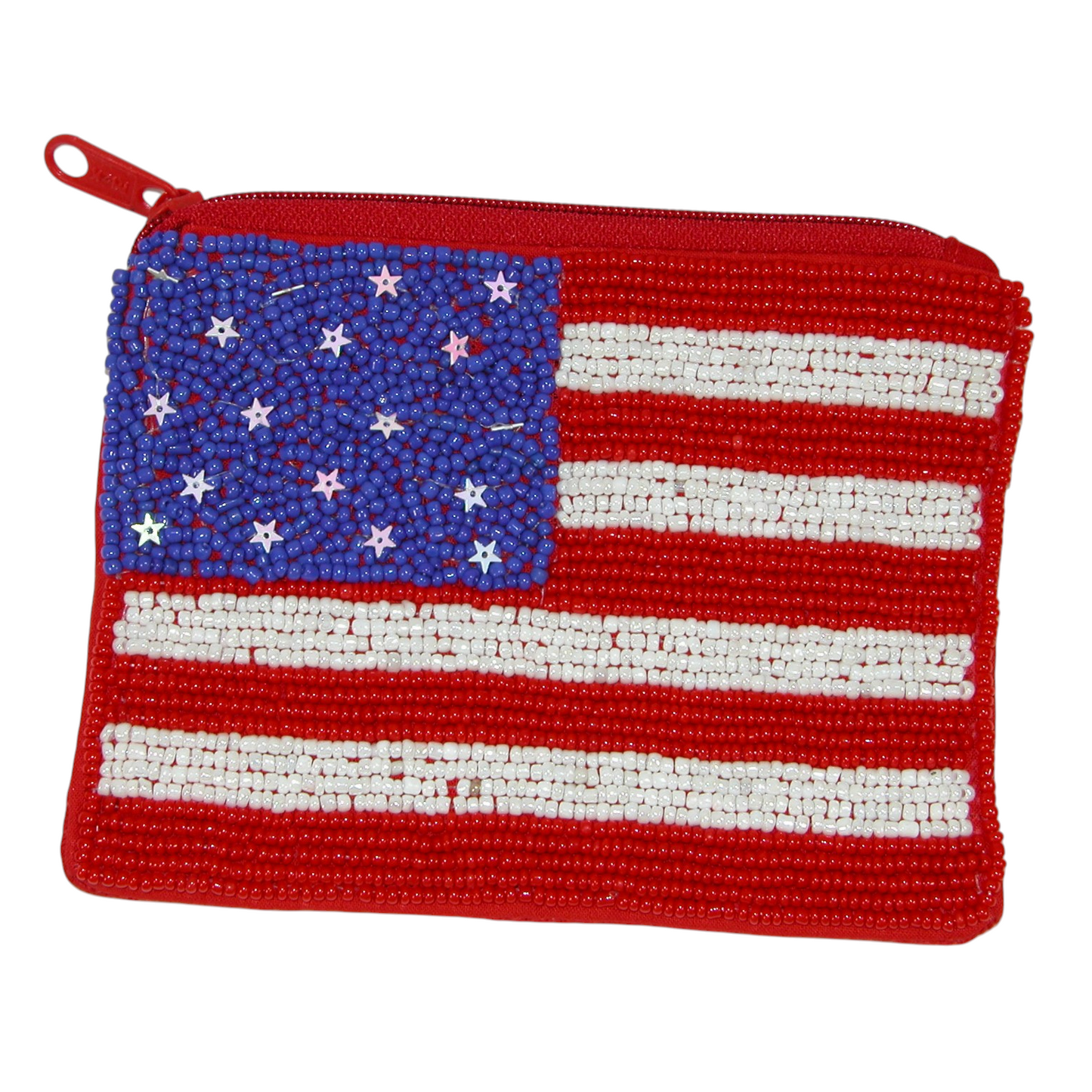 Beaded Coin Purse GF4893 American Flag
