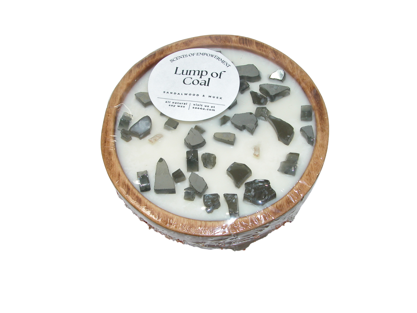 Wooden Candle GF3479 Lump of Coal