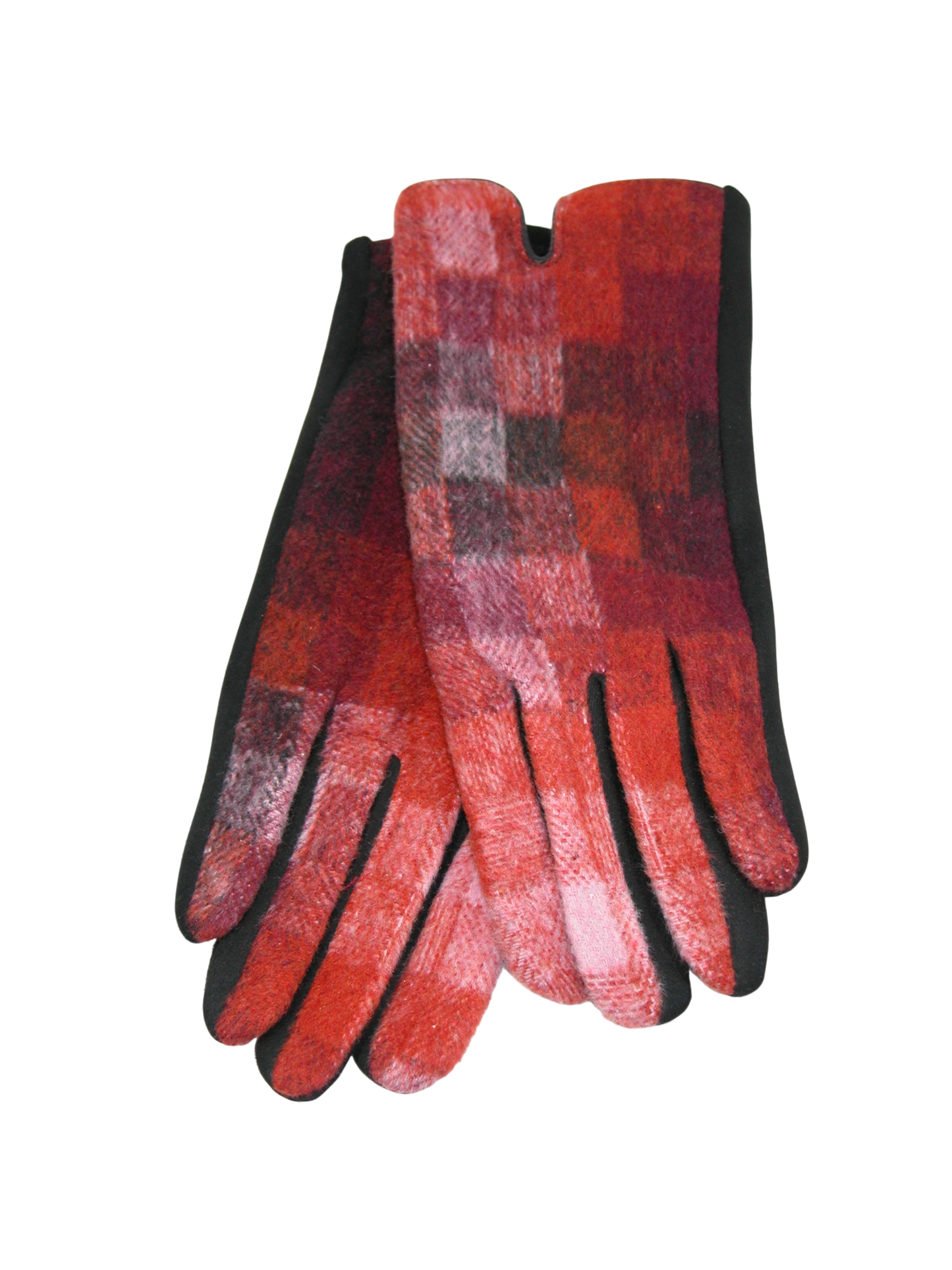 Checkered Ombre Glove GF3521 Red