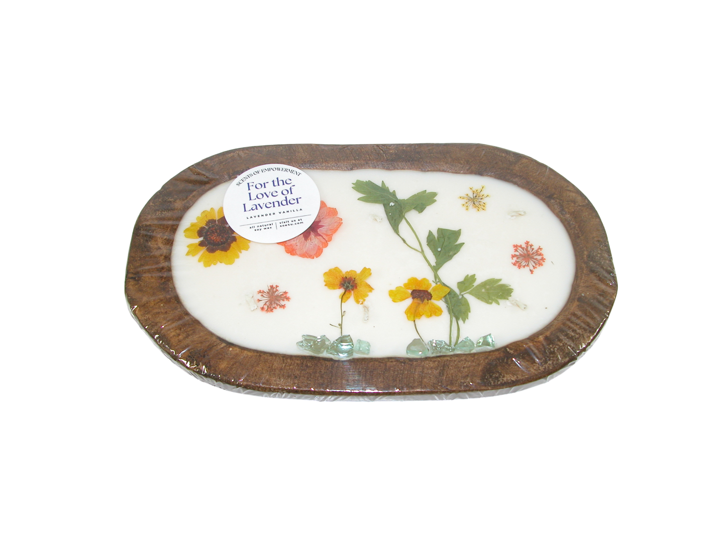 Oval Shape Scented Candle GF3554 Lavender