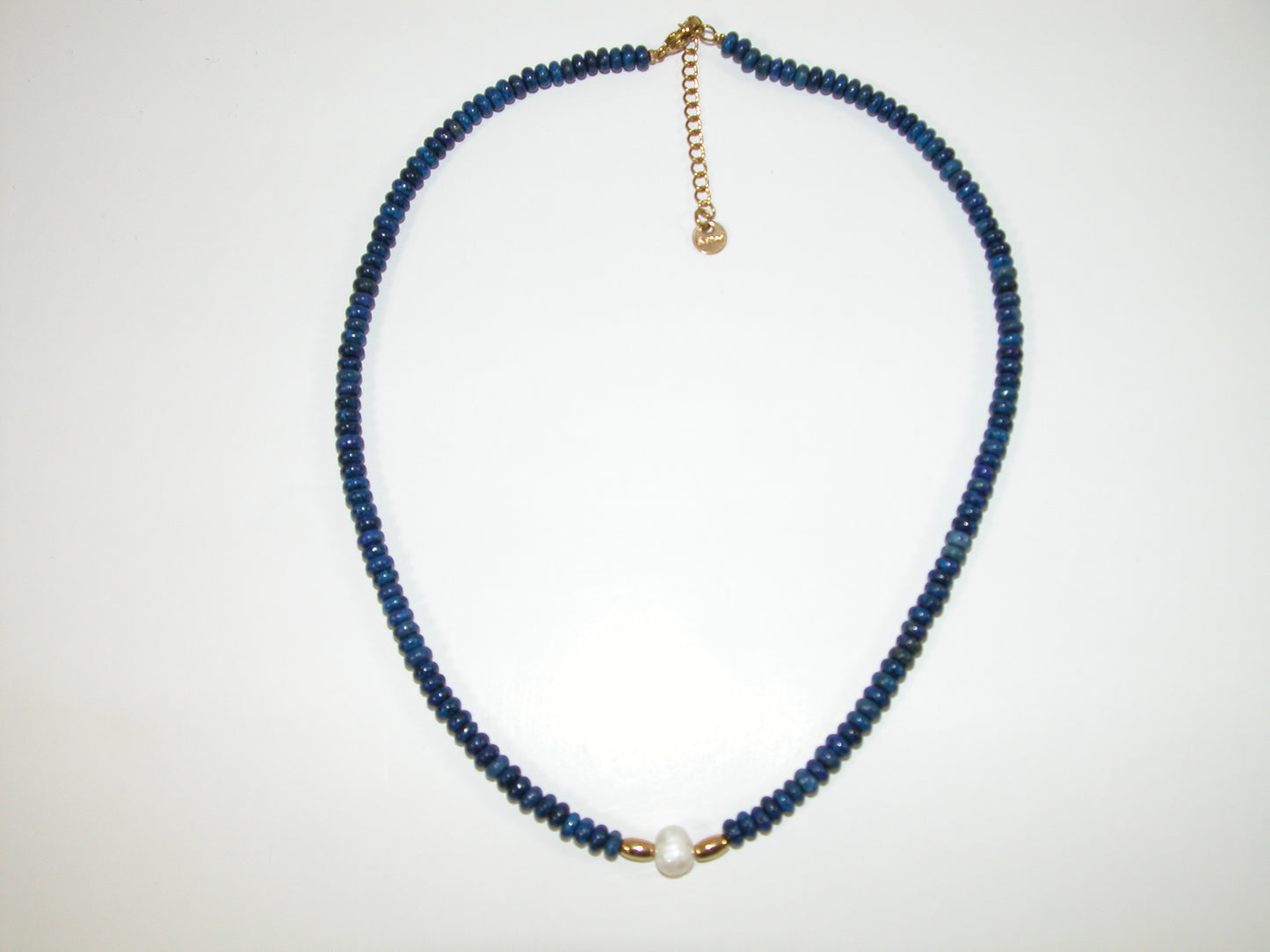 Blue Rondell Choker Pearl Necklace GF3600