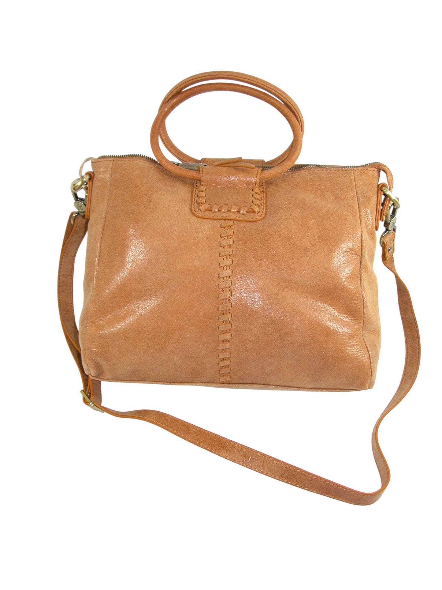 Sheila Medium Brushed Leather Handbag with Lacing GF3670