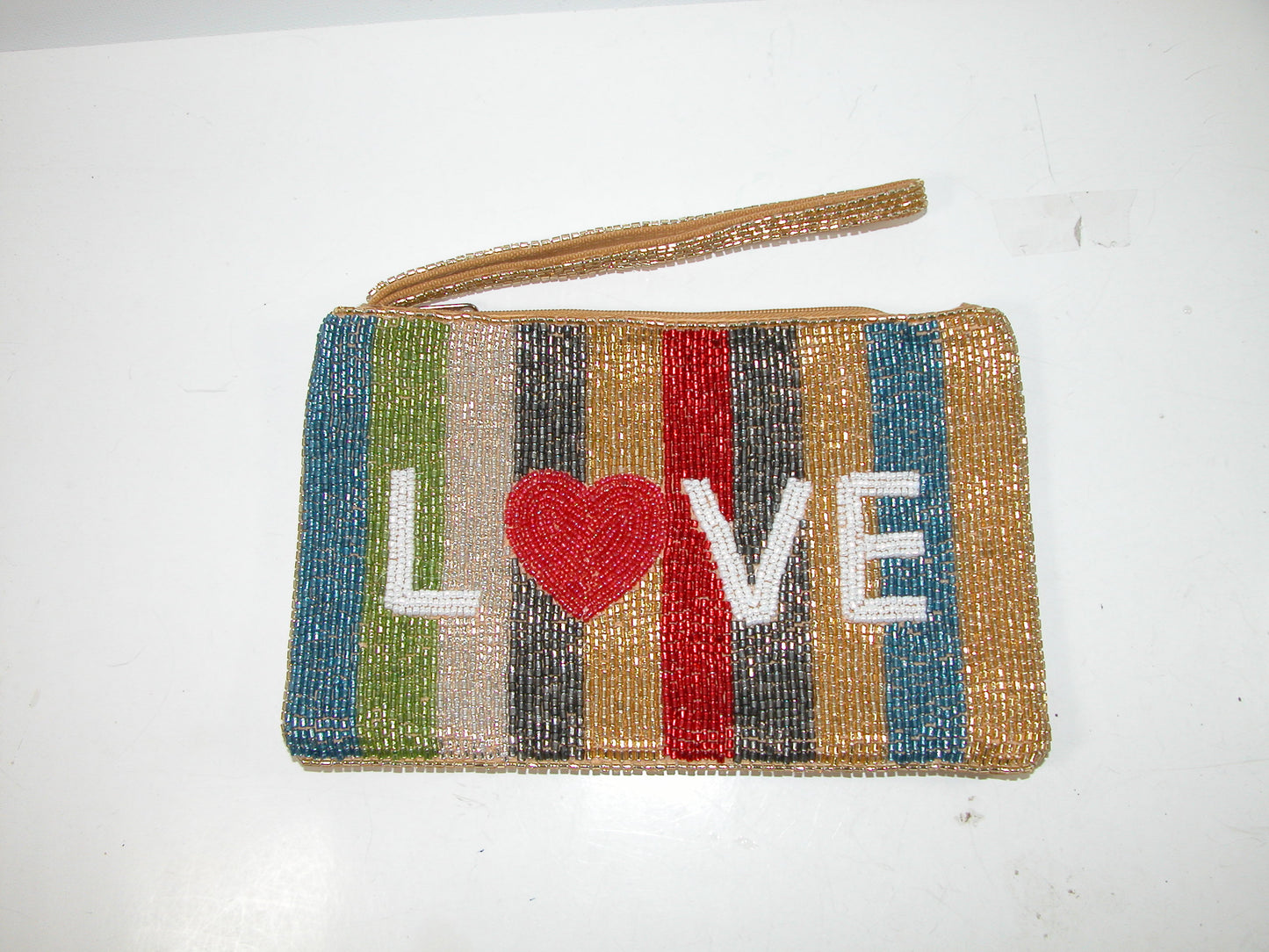 Beaded Clutch Wristlet GF4960 LOVE