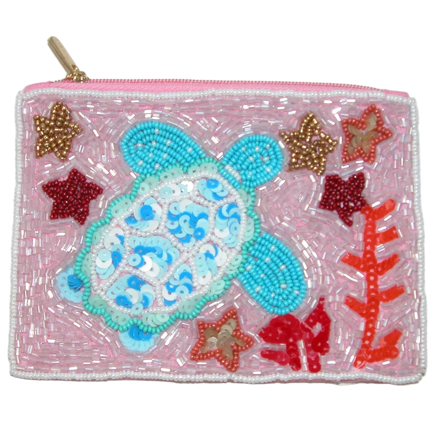 Beaded Coin Purse GF4959 Sea Turtle