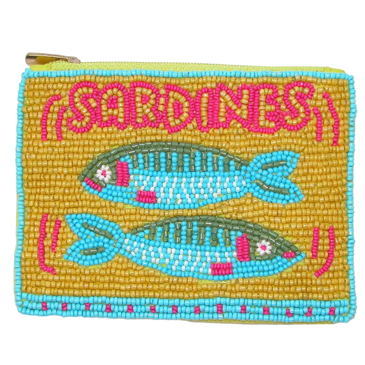 Hand Beaded Coin Purse GF5427 Sardines