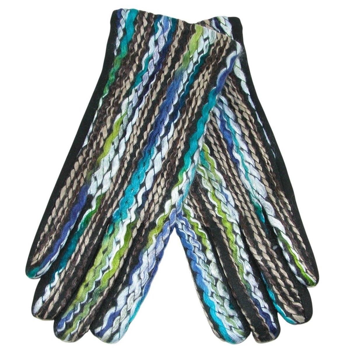 Felted Gloves Multi Color GF3744 blues