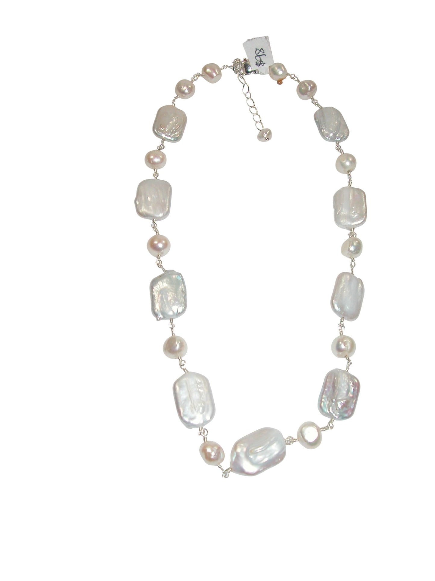 N5566 Freshwater Pearl Jointed Necklace