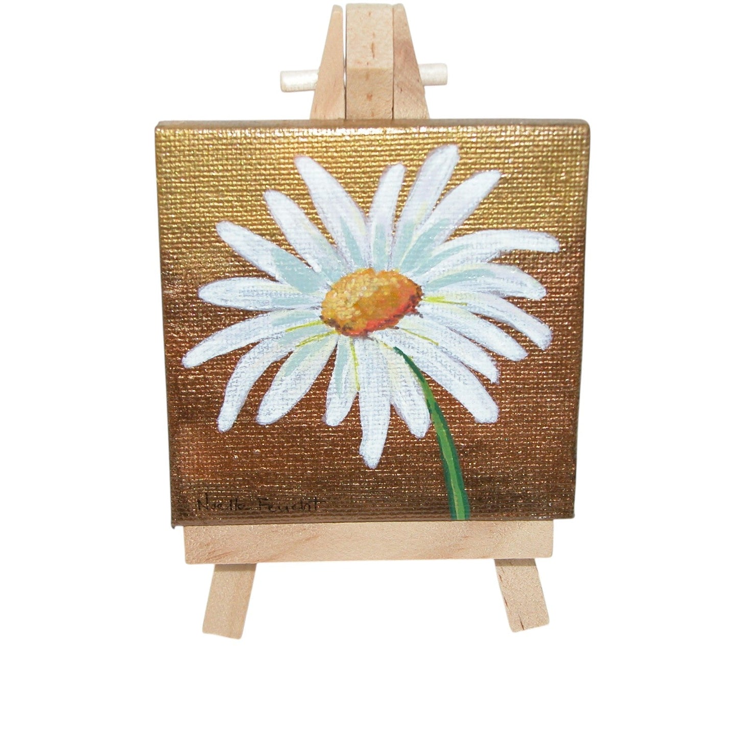 Original Acrylic Painting Art 3" X 3" ART126 by Noelle