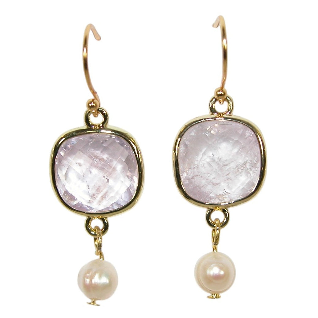 E3175 Amethyst Gold Vermeil Earrings