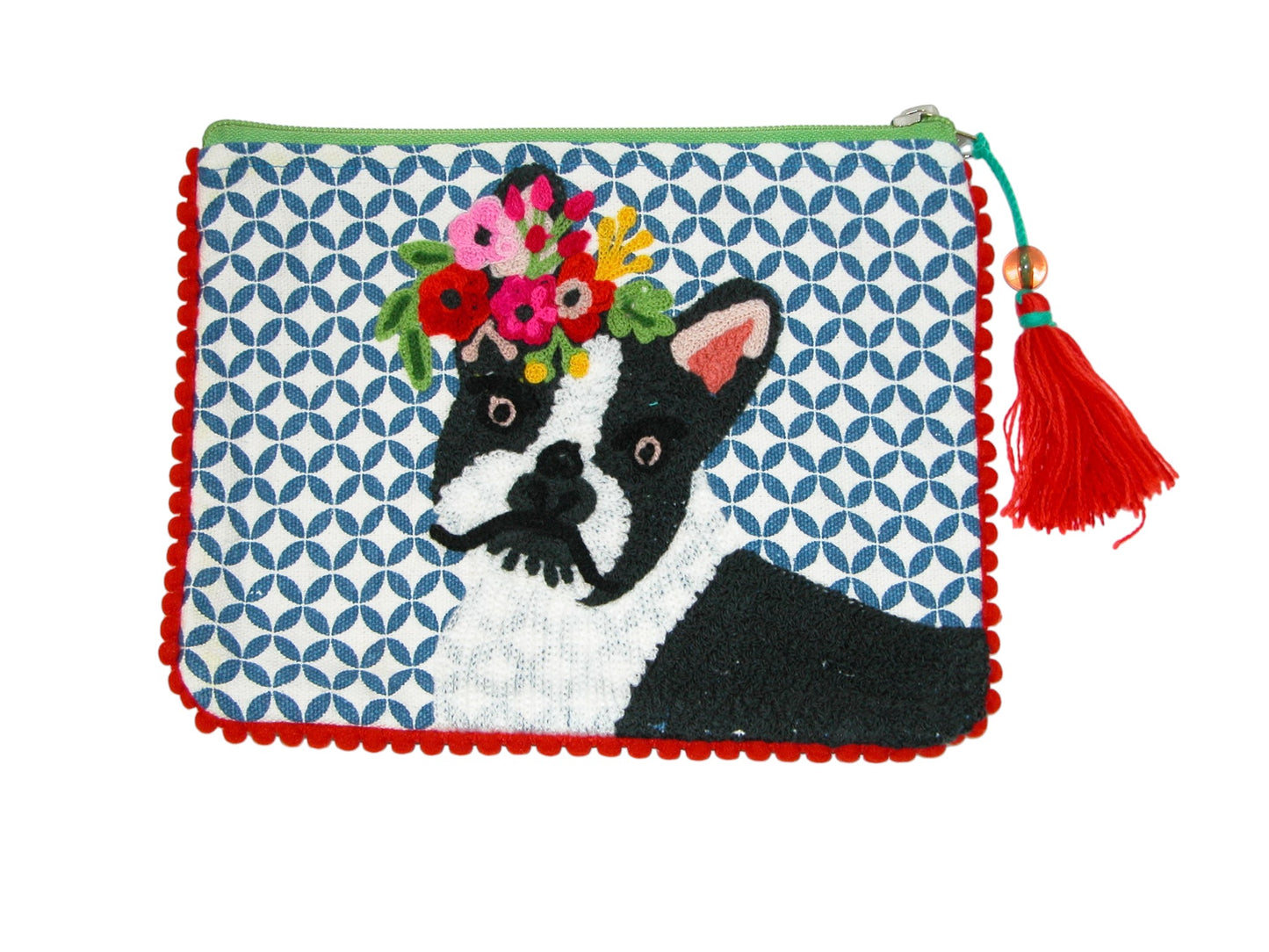 Embroidered Make Up Bag Coin Purse (GF4668) Dog