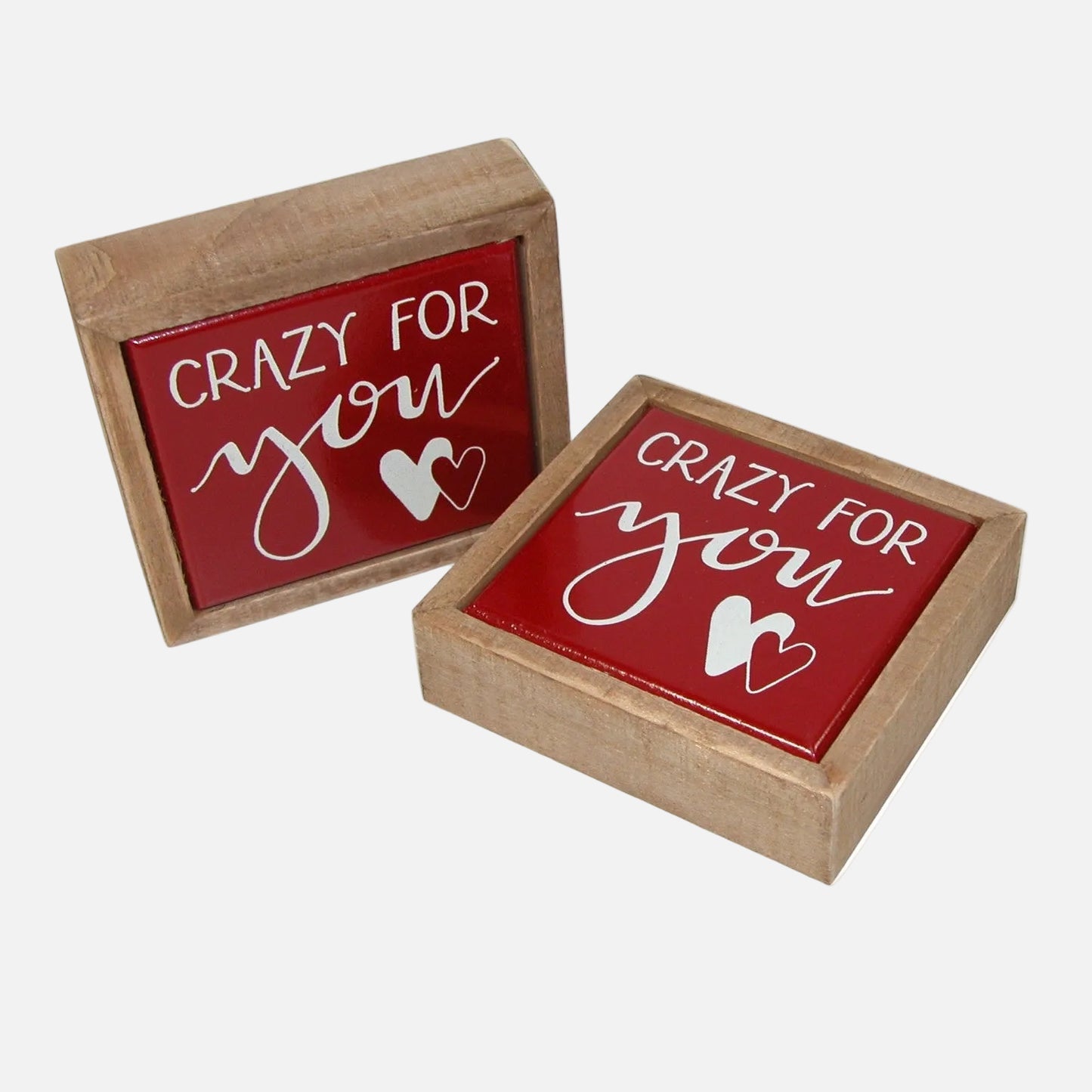 Crazy For You Wooden Block GF4056