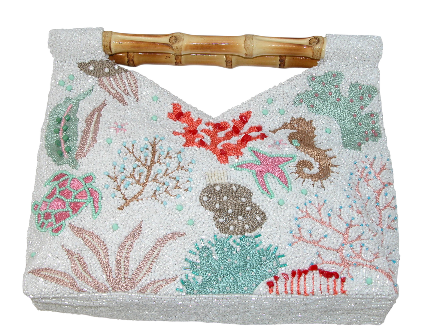Beaded Sea Life Handbag Clutch GF4829