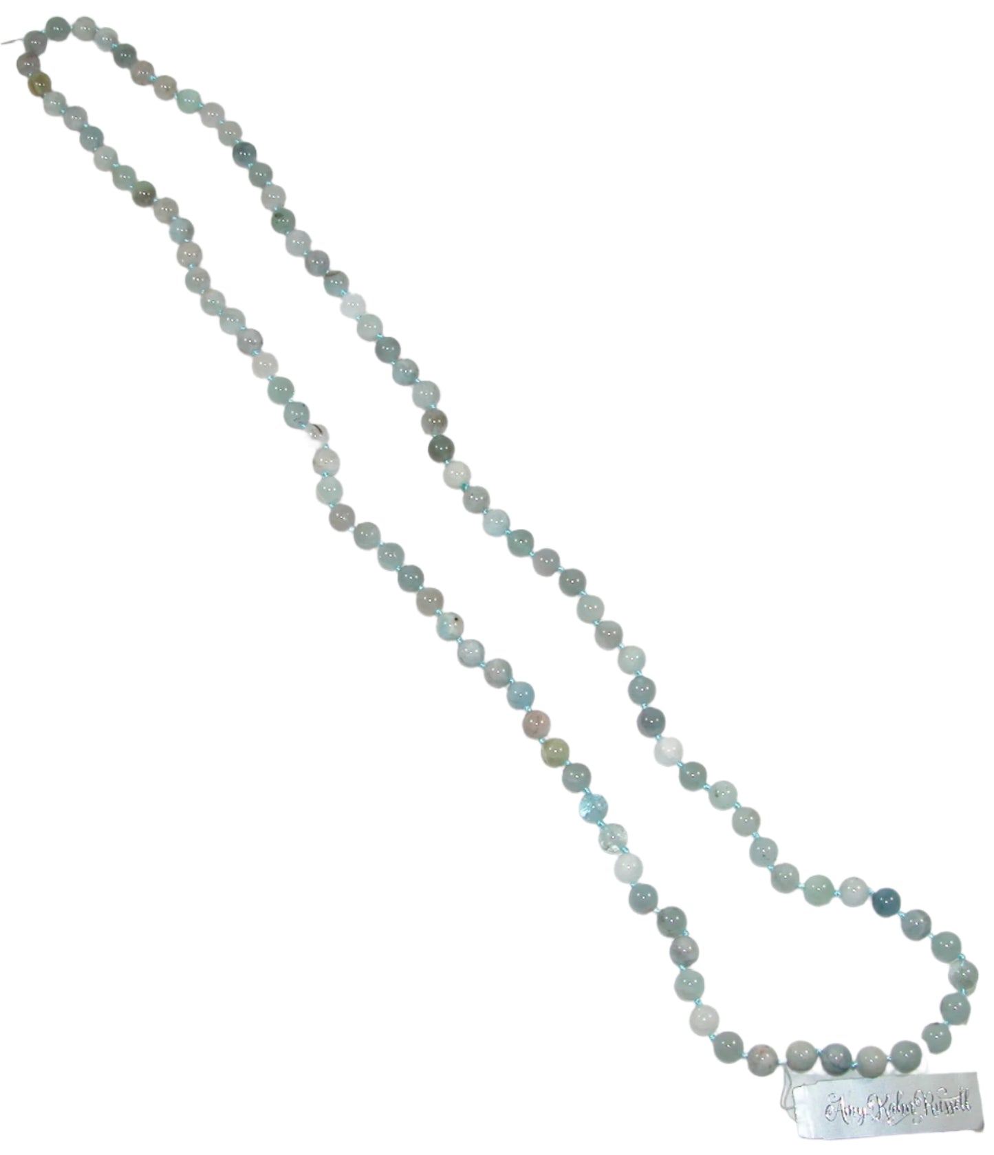 Aquamarine Single Strand Necklace